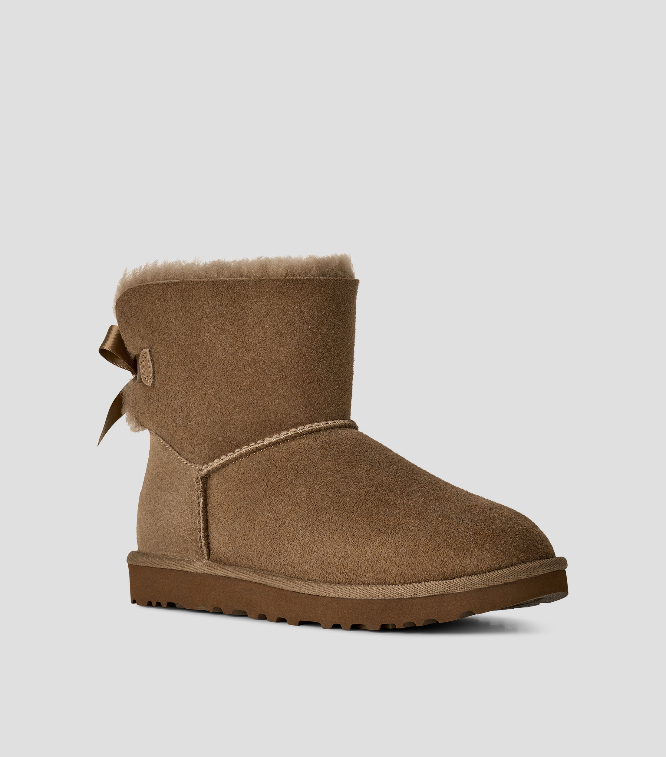 Botas cortas Mini Bailey Bow II en gamuza Mujer